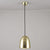 Stanley Small Pendant Light Pendant Lights Original BTC Hammered Polished Brass 