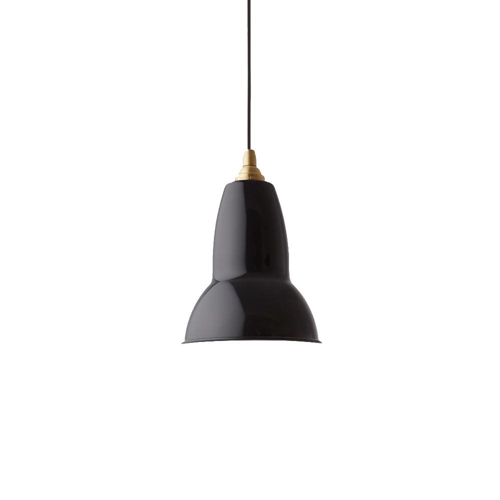 Original 1227 Brass Pendant ceiling lights Anglepoise Jet Black 