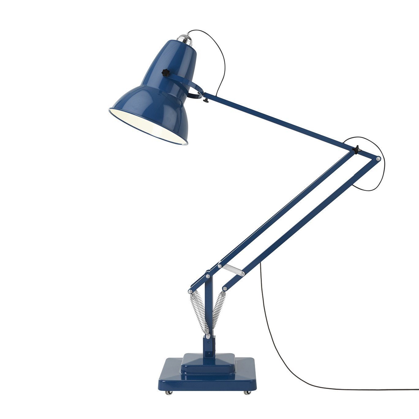 Original 1227 Giant Floor Lamp Floor Lamps Anglepoise Gloss Marine Blue 