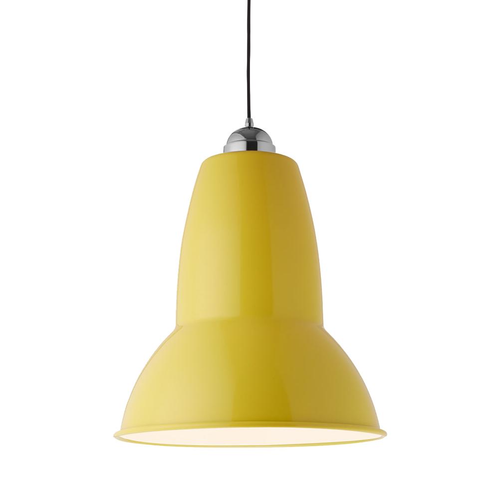 Original 1227 Giant Pendant ceiling lights Anglepoise Gloss Citrus Yellow 