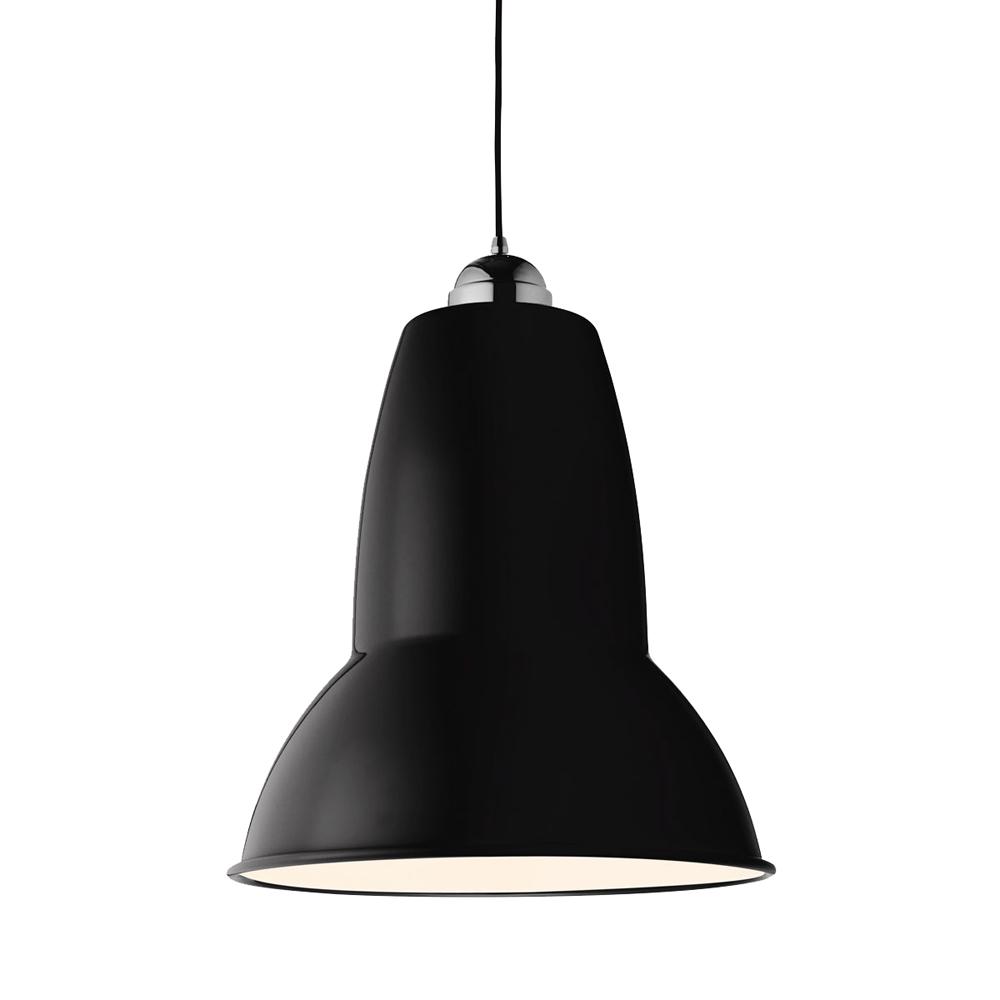 Original 1227 Giant Pendant ceiling lights Anglepoise Gloss Jet Black 