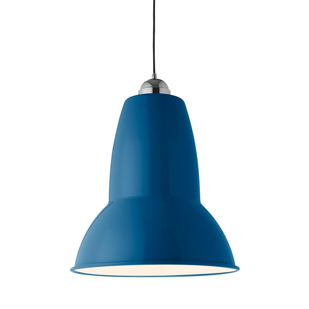Original 1227 Giant Pendant ceiling lights Anglepoise Gloss Marine Blue 