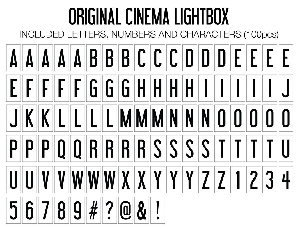 Original Lightbox - Classic lamps amped 