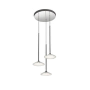 Orsa 21 Chandelier Suspension suspension lamps Artemide Clear Black 22W 