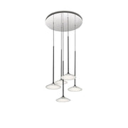 Orsa 21 Chandelier Suspension suspension lamps Artemide Clear Black 38W 