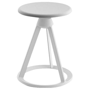 Piton Outdoor Fixed-Height Stool Outdoors Knoll Sterling White 