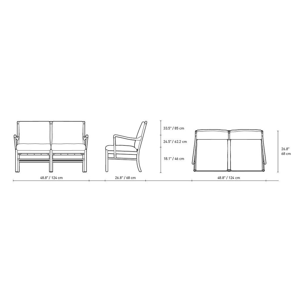 Ow149-2 Colonial Sofa sofa Carl Hansen 