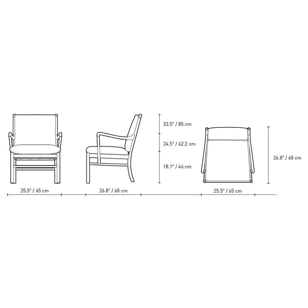 Ow149 Colonial Chair lounge chair Carl Hansen 