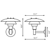PH 3/2.5 Outdoor Wall Sconce Outdoor Lighting Louis Poulsen 