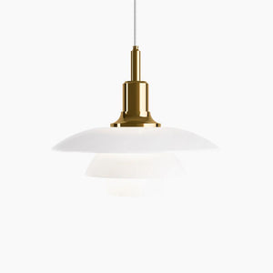PH 3.5/3 Glass Pendant Lamp hanging lamps Louis Poulsen Brass Metalized 