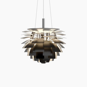 PH Artichoke Pendant hanging lamps Louis Poulsen Small-18.9" D Black 