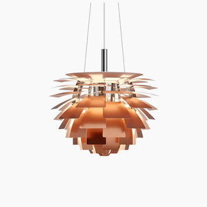 PH Artichoke Pendant hanging lamps Louis Poulsen Small-18.9" D Copper 