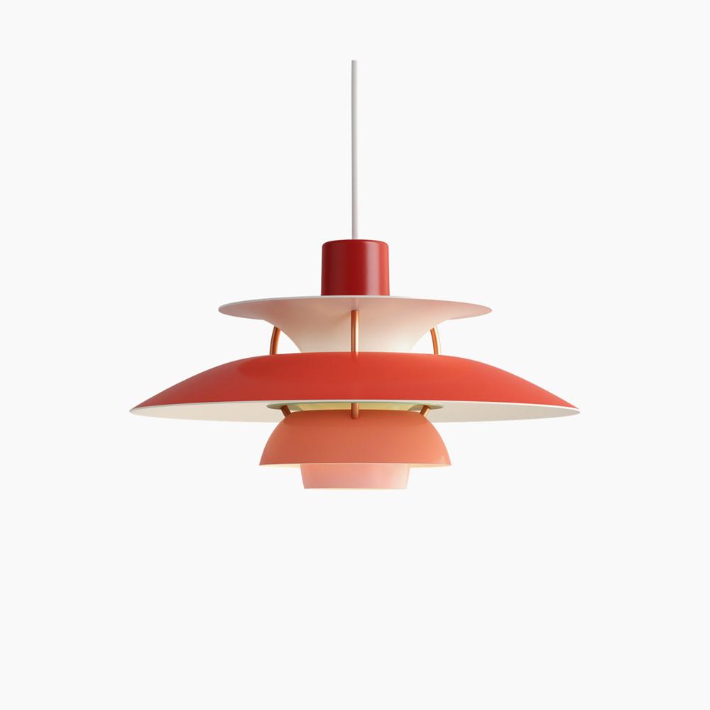 PH5 Mini Pendant Lamp hanging lamps Louis Poulsen Hues of Red 