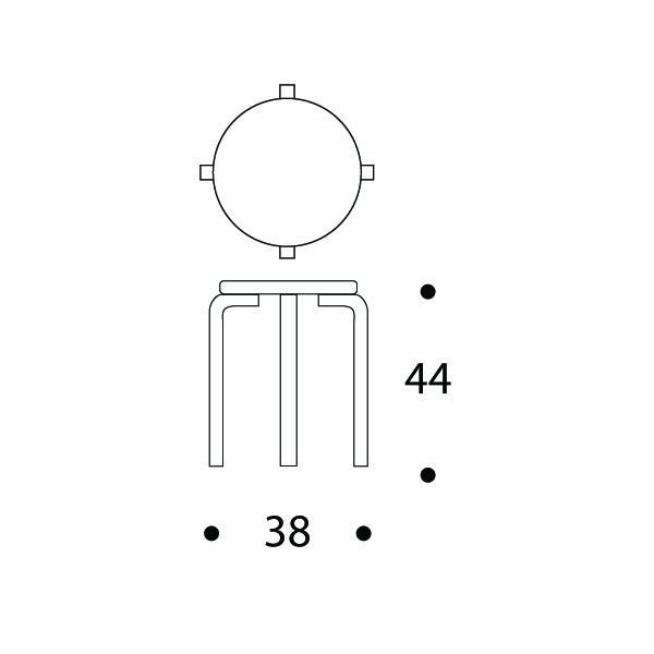 Stool E60 Stools Artek 
