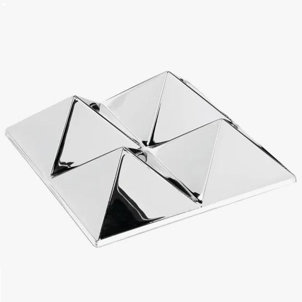Panton Mirror Sculpture 4 Pyramid Wall Lights VerPan 