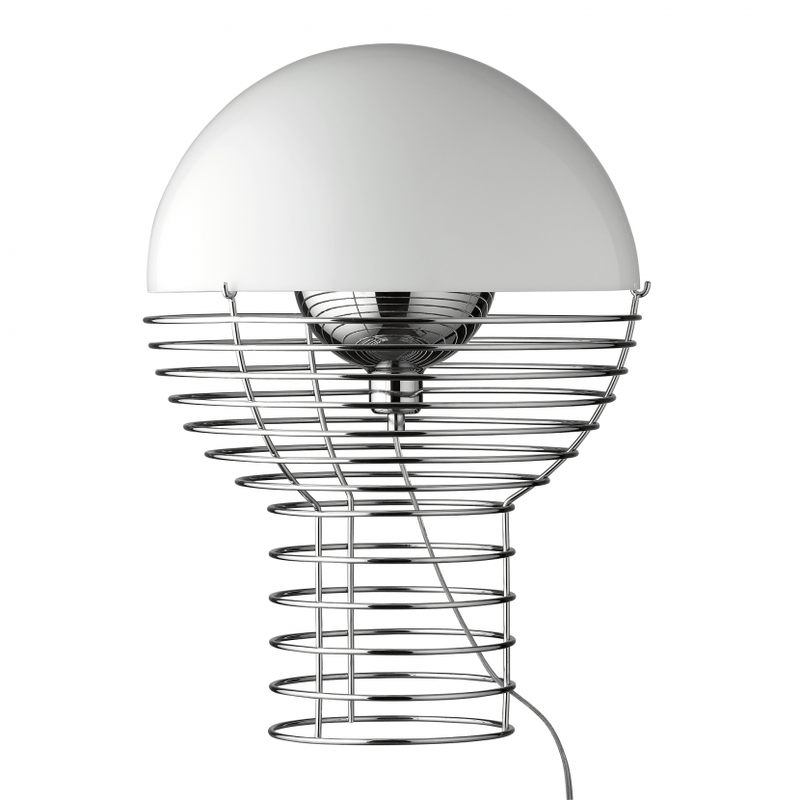 Panton Wire Table Lamp Table Lamp VerPan White Top 
