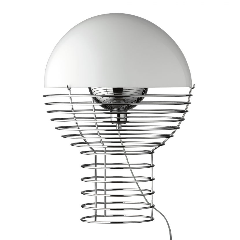 Panton Wire Table Lamp Table Lamp VerPan White Top 