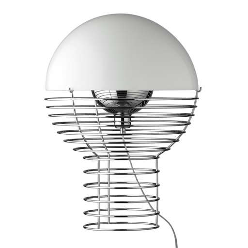 Panton Wire Table Lamp Table Lamp VerPan White Top 