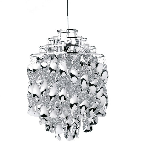 Panton Spiral Sp01 Pendant Lamp Pendant Lights VerPan Silver 