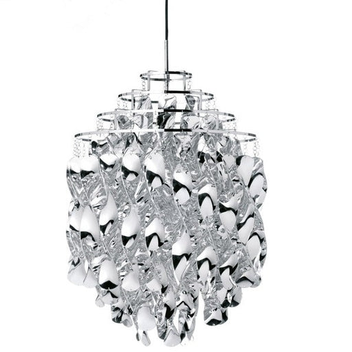 Panton Spiral Sp01 Pendant Lamp Pendant Lights VerPan Silver 