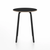 Emeco Parrish Cafe Table - Round Top Dining Tables Emeco Table Top 24" Black Powder Coated Aluminum Black Laminate Plywood