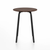 Emeco Parrish Cafe Table - Round Top Dining Tables Emeco Table Top 24" Black Powder Coated Aluminum Walnut Wood