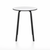 Emeco Parrish Cafe Table - Round Top Dining Tables Emeco Table Top 24" Black Powder Coated Aluminum White HPL