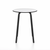 Emeco Parrish Cafe Table - Round Top Dining Tables Emeco Table Top 24" Black Powder Coated Aluminum White Laminate Plywood