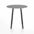 Emeco Parrish Cafe Table - Round Top Dining Tables Emeco Table Top 30" Black Powder Coated Aluminum Gray Laminate Plywood