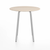 Emeco Parrish Cafe Table - Round Top Dining Tables Emeco Table Top 30" Clear Anodized Aluminum Ash Wood