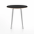 Emeco Parrish Cafe Table - Round Top Dining Tables Emeco Table Top 30" Clear Anodized Aluminum Black Laminate Plywood