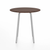 Emeco Parrish Cafe Table - Round Top Dining Tables Emeco Table Top 30" Clear Anodized Aluminum Walnut Wood