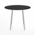 Emeco Parrish Cafe Table - Round Top Dining Tables Emeco Table Top 36" Clear Anodized Aluminum Black HPL