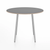 Emeco Parrish Cafe Table - Round Top Dining Tables Emeco Table Top 36" Clear Anodized Aluminum Gray Laminate Plywood