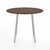 Emeco Parrish Cafe Table - Round Top Dining Tables Emeco Table Top 36" Clear Anodized Aluminum Walnut Wood