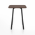 Emeco Parrish Cafe Table - Square Top Dining Tables Emeco Table Top 24" Black Powder Coated Aluminum Walnut Wood