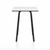 Emeco Parrish Cafe Table - Square Top Dining Tables Emeco Table Top 24" Black Powder Coated Aluminum White HPL