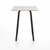 Emeco Parrish Cafe Table - Square Top Dining Tables Emeco Table Top 24" Black Powder Coated Aluminum White Laminate Plywood