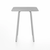 Emeco Parrish Cafe Table - Square Top Dining Tables Emeco Table Top 24" Clear Anodized Aluminum Brushed Aluminum