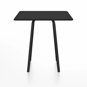 Emeco Parrish Cafe Table - Square Top Dining Tables Emeco Table Top 30" Black Powder Coated Aluminum Black HPL