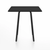 Emeco Parrish Cafe Table - Square Top Dining Tables Emeco Table Top 30" Black Powder Coated Aluminum Black HPL