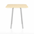 Emeco Parrish Cafe Table - Square Top Dining Tables Emeco Table Top 30" Clear Anodized Aluminum Accoya Wood