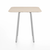 Emeco Parrish Cafe Table - Square Top Dining Tables Emeco Table Top 30" Clear Anodized Aluminum Ash Wood