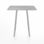 Emeco Parrish Cafe Table - Square Top Dining Tables Emeco Table Top 30" Clear Anodized Aluminum Brushed Aluminum