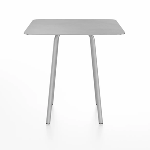Emeco Parrish Cafe Table - Square Top Dining Tables Emeco Table Top 30" Clear Anodized Aluminum Brushed Aluminum
