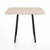 Emeco Parrish Cafe Table - Square Top Dining Tables Emeco Table Top 36" Black Powder Coated Aluminum Ash Wood