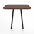 Emeco Parrish Cafe Table - Square Top Dining Tables Emeco Table Top 36" Black Powder Coated Aluminum Walnut Wood