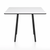 Emeco Parrish Cafe Table - Square Top Dining Tables Emeco Table Top 36" Black Powder Coated Aluminum White HPL