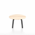 Emeco Parrish Low Table - Round Top Coffee Tables Emeco Table Top 24" Black Powder Coated Aluminum Accoya Wood