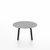 Emeco Parrish Low Table - Round Top Coffee Tables Emeco Table Top 24" Black Powder Coated Aluminum Brushed Aluminum